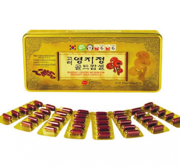 Viên Linh Chi Hàn Quốc KGF Hộp Thiếc 120 Viên Chính Hãng